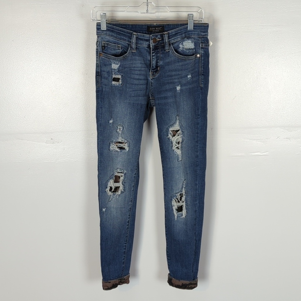 Judy Blue Distressed Skinny Fit Jeans